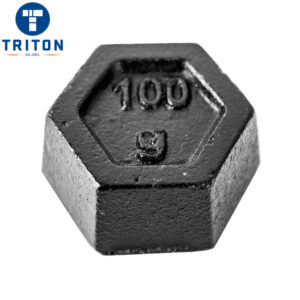 100g Cast Iron Hexagon Test Mass – Class 3