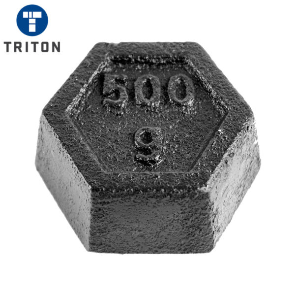 500g Cast Iron Hexagon Test Mass - Class 3