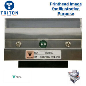 545-121/THA-LH3121A - Digi AW-3600CPR 203 DPI 60mm Printhead.