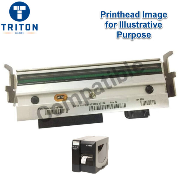 79801M - Zebra ZM400 Printhead 300DPI Compatible, Non Branded Label