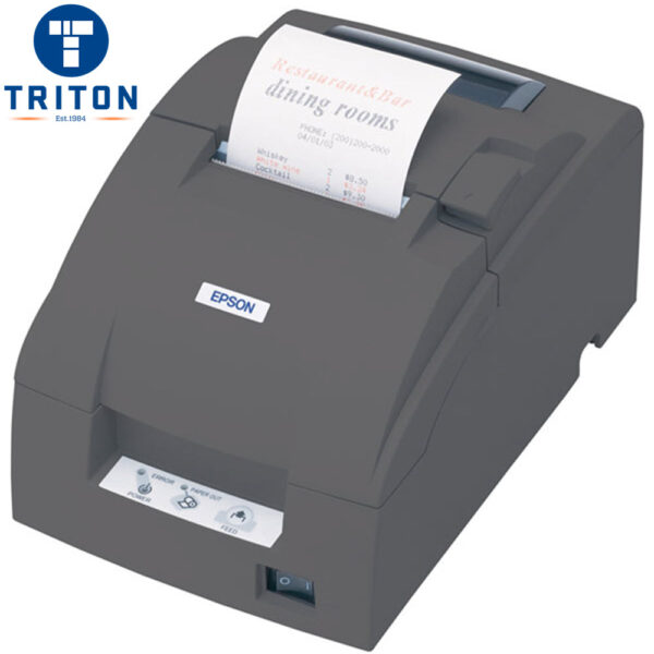 Epson TM-U220IIB Dark Grey Dot Matrix Receipt Printer – Ethernet