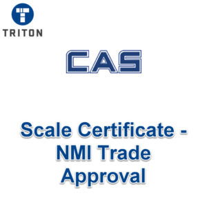 CAS Scale Certificate from 300KG - 2,000KG - NMI Trade Approval