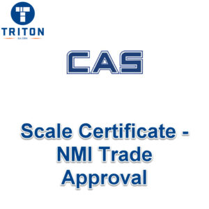 CAS Scale Certificate up to 30KG – NMI Trade Approval
