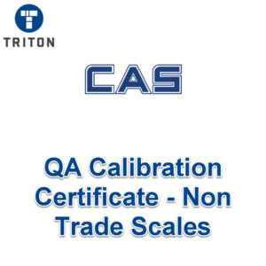 CAS QA Calibration for Non Trade Scales from 300KG - 2,000KG
