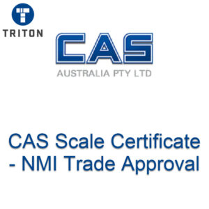 CAS Scale Certificate up to 30KG - NMI Trade Approval