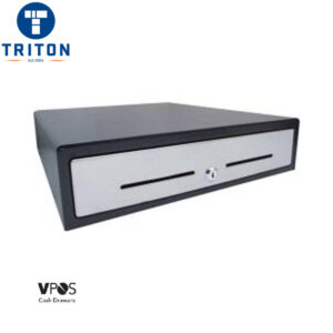 VPOS EC410 Black 24V Cash Drawer – S/S Front
