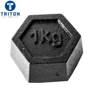 1kg Cast Iron Hexagon Test Mass – Class 3