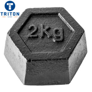 2kg Cast Iron Hexagon Test Mass – Class 3
