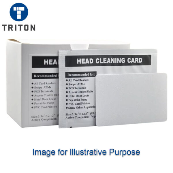 IPA Isopropyl 4x6 pre saturated thermal printhead cleaning cards, Individually wrapped, Box of 25