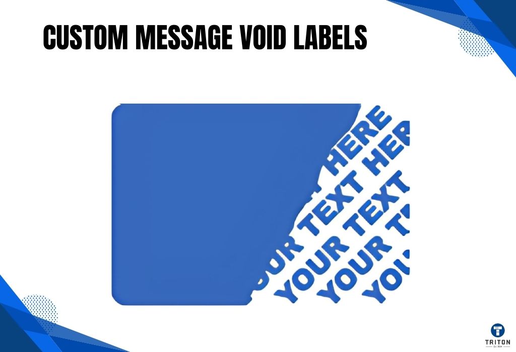 Custom message void labels