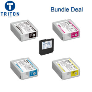 Epson CW-C4010 Ink Cartridge & Maintenance Box Bundle – CMYK