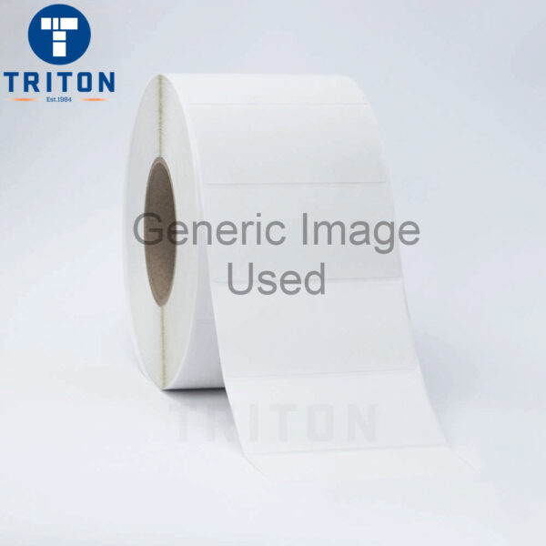 Thermal Poly Label 80×55 White