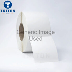 Thermal Carton Poly Label 97×124 White, Security Cut