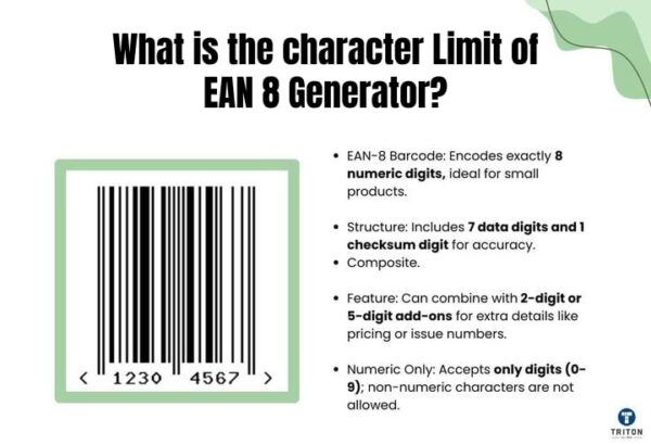 EAN 8 Barcode Generator