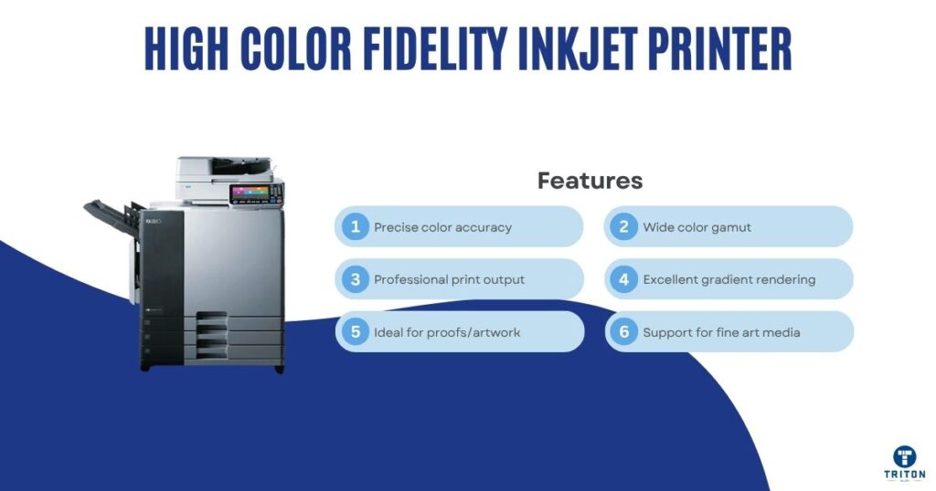 High Color Fidelity Inkjet Printer