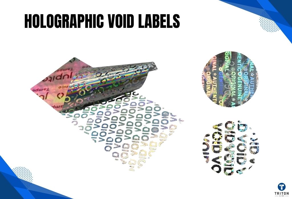 Holographic void labels