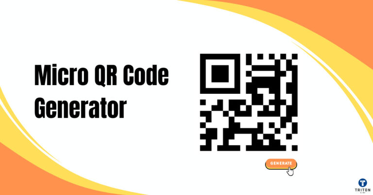 Micro QR Code Barcode Generator