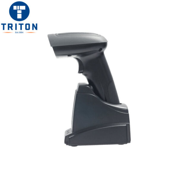 Senor S-BT2DV2 Bluetooth Barcode Scanner + Cradle-side view