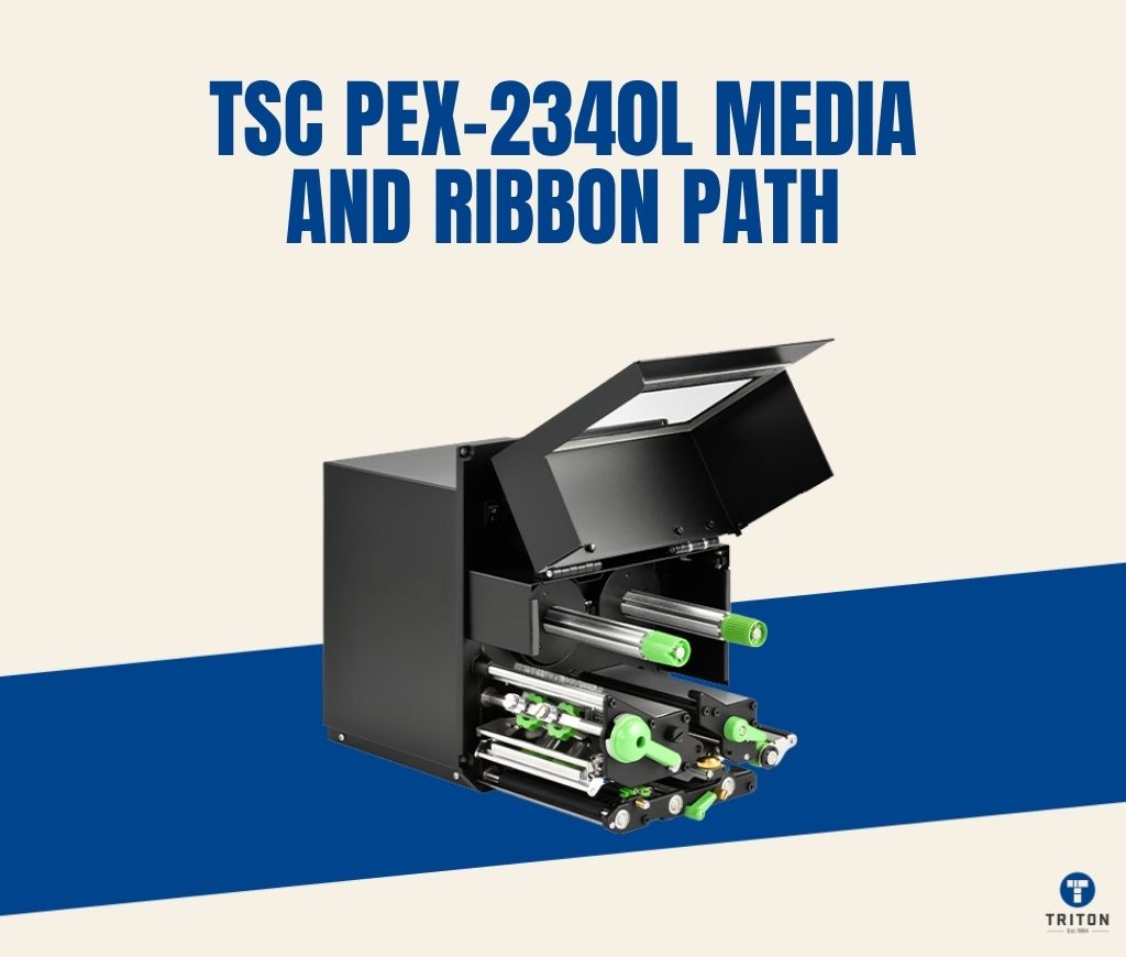 TSC PEX-2340L Media and Ribbon Path