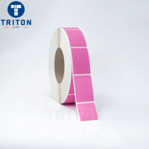Thermal Port Mark Label 37×58 Pink, Security Slit
