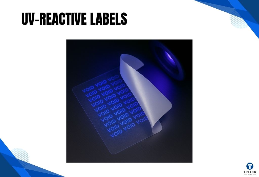 UV-reactive labels