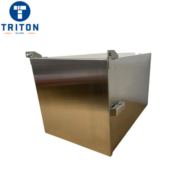 Stainless Steel Single Printer Enclosure – Universal-right side closed