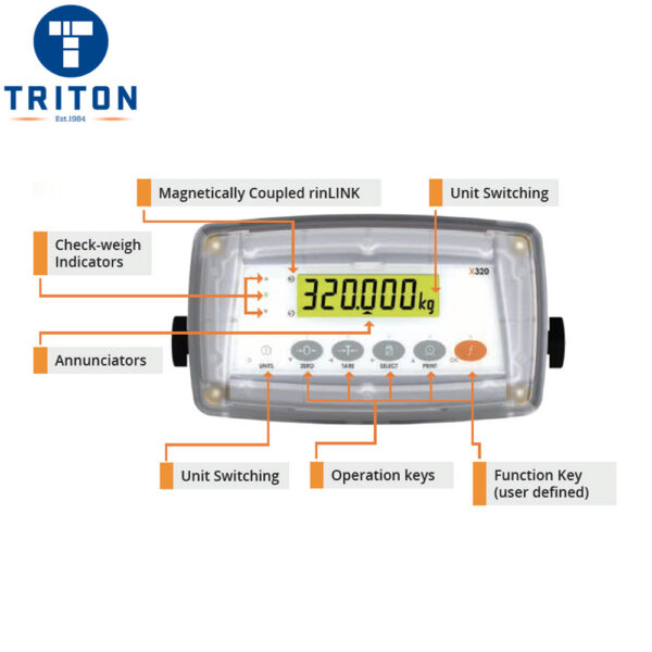 Triton Scale Indicator - X320 (12v DC) - Image 2