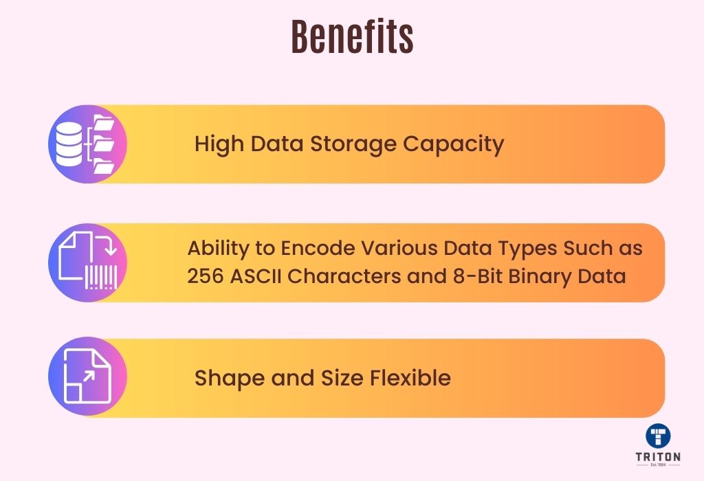 Three advantages of Code 1 barcodes