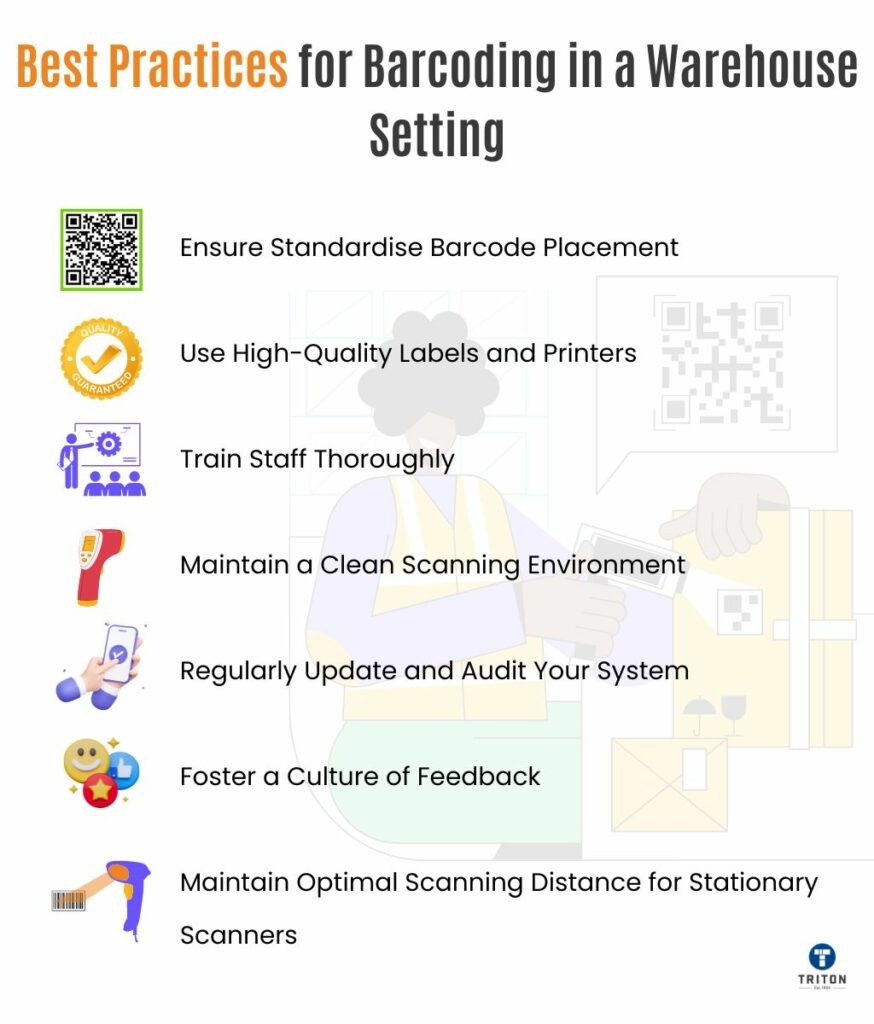 Seven best practices for barcoding in a warehouse setting