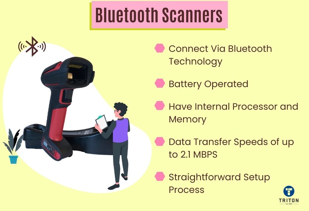 Five characteristics of Bluetooth scanners