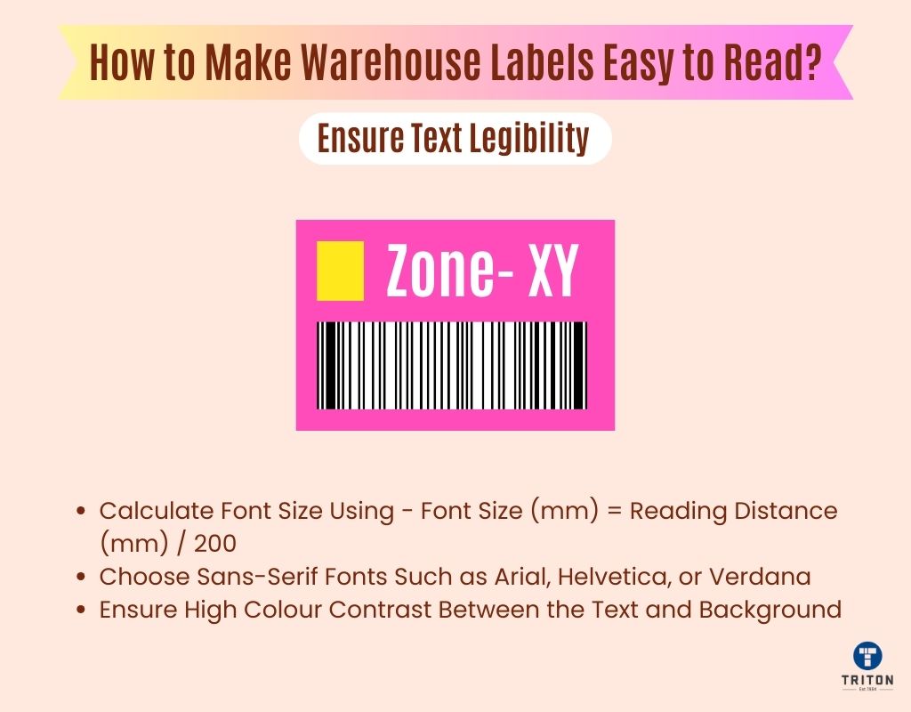 ensure text legibility