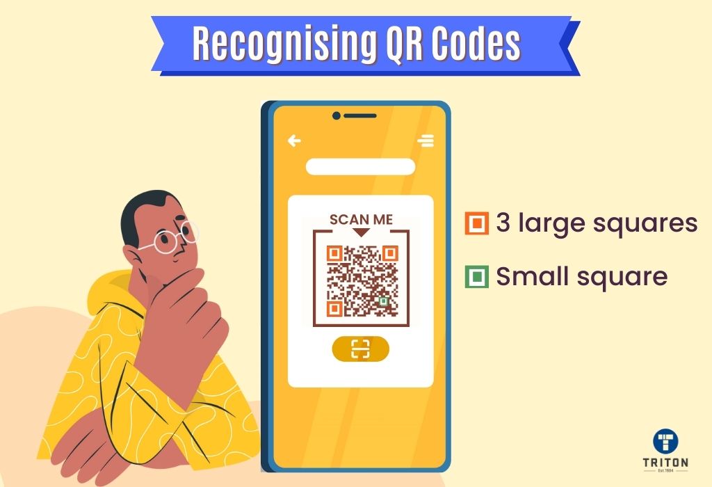 Two points to consider to identify QR codes