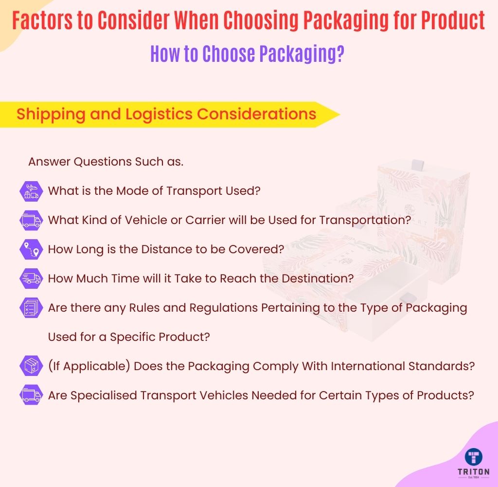 Seven questions regarding shipping and logistics considerations for selecting packaging