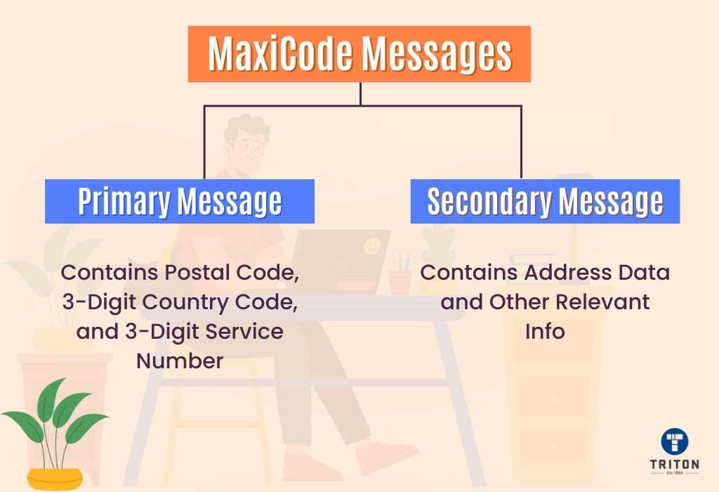 Details about two types of MaxiCode messages