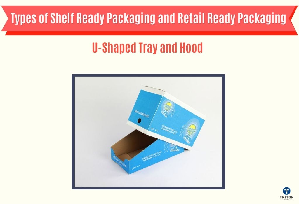 U-shaped tray and hood