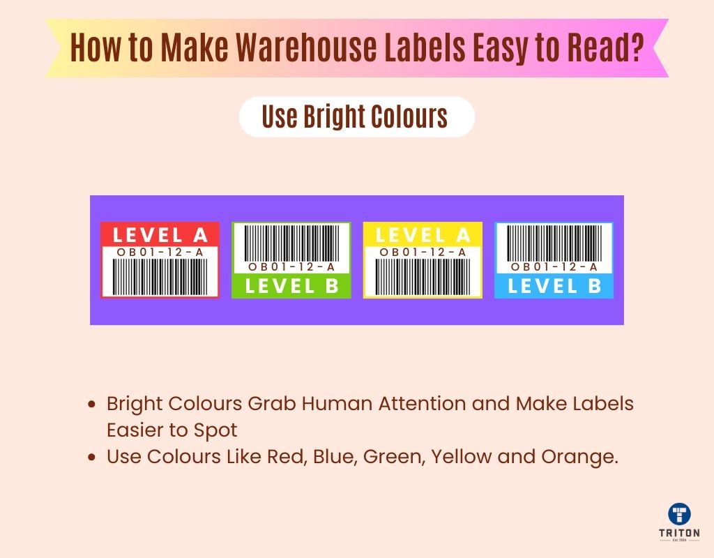 use bright colors