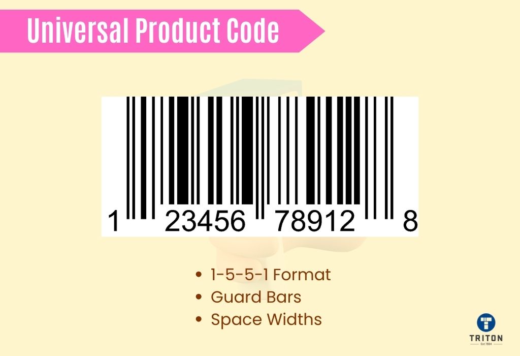 Three points about Universal Product Code for recognizing visually